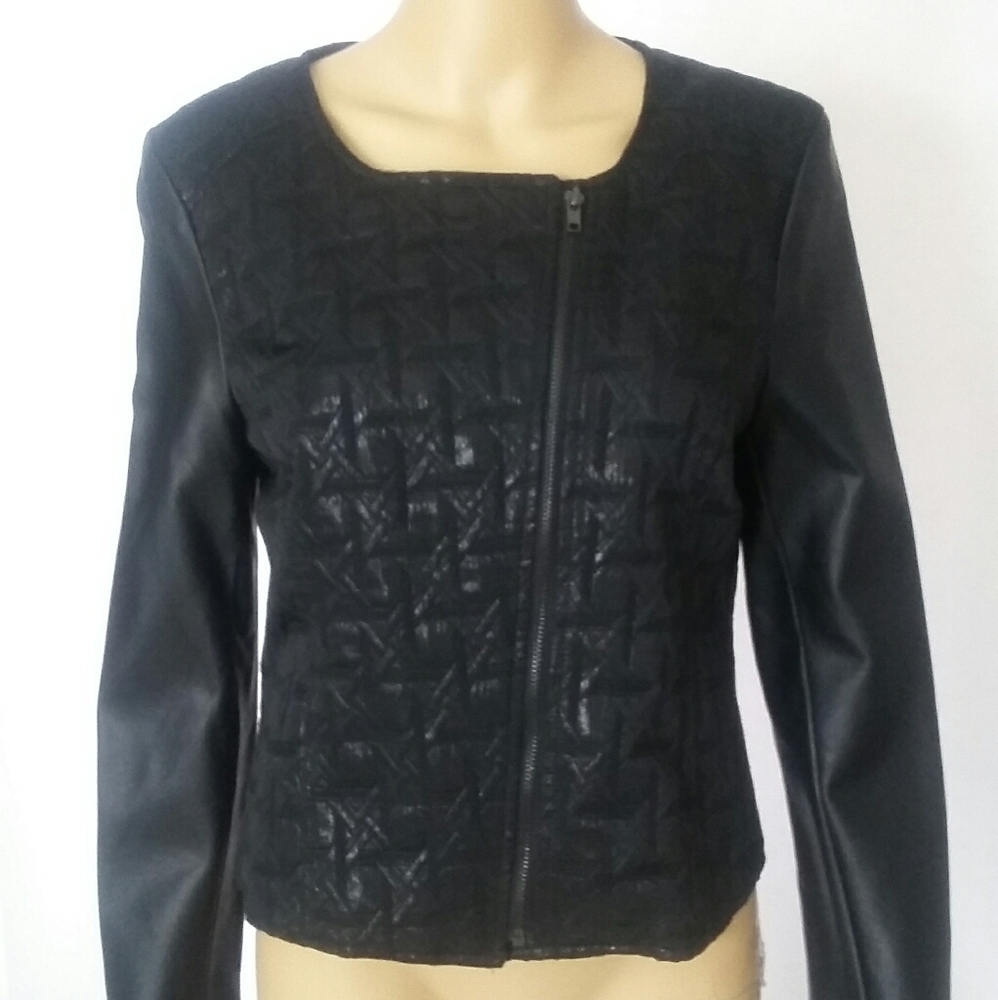 Olive & oak black zipper Jacket